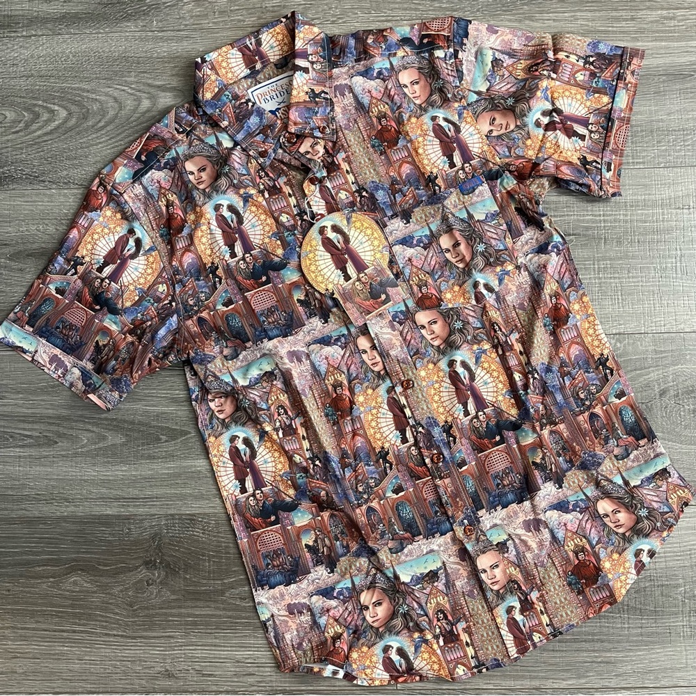 RSVLTS The Princess Bride "Buttercup & Westley" Kunuflex Short Sleeve Shirt M